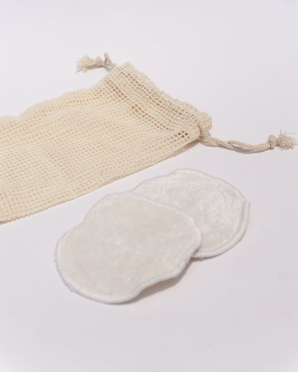 Buy Bamboo Face Wipes And Mesh Bag For Wipes | Shop Verified Sustainable Face Tissue on Brown Living™