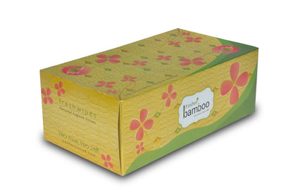 Bamboo Facial Tissue Box | Pack of 4 | Made of Pure bamboo Pulp | 2 Ply | 150 pulls each | Verified Sustainable by Brown Living™