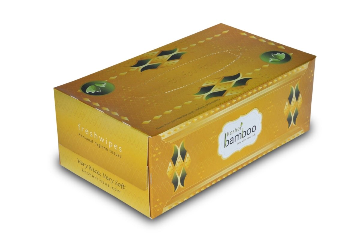 Bamboo Facial Tissue Box | Pack of 4 | Made of Pure bamboo Pulp | 2 Ply | 150 pulls each | Verified Sustainable by Brown Living™