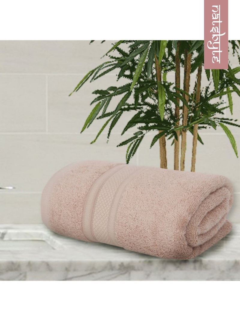 Bamboo Fiber Face Towel - Beige (Pack of 3) | Verified Sustainable Bath Linens on Brown Living™