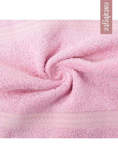 Bamboo Fiber Face Towel - Pink (Pack of 3) | Verified Sustainable by Brown Living™