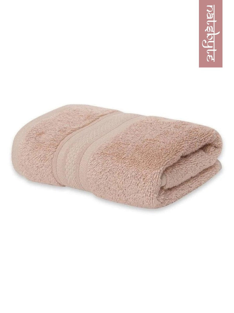 Bamboo Fiber Hand Towel - Beige | Verified Sustainable Bath Linens on Brown Living™