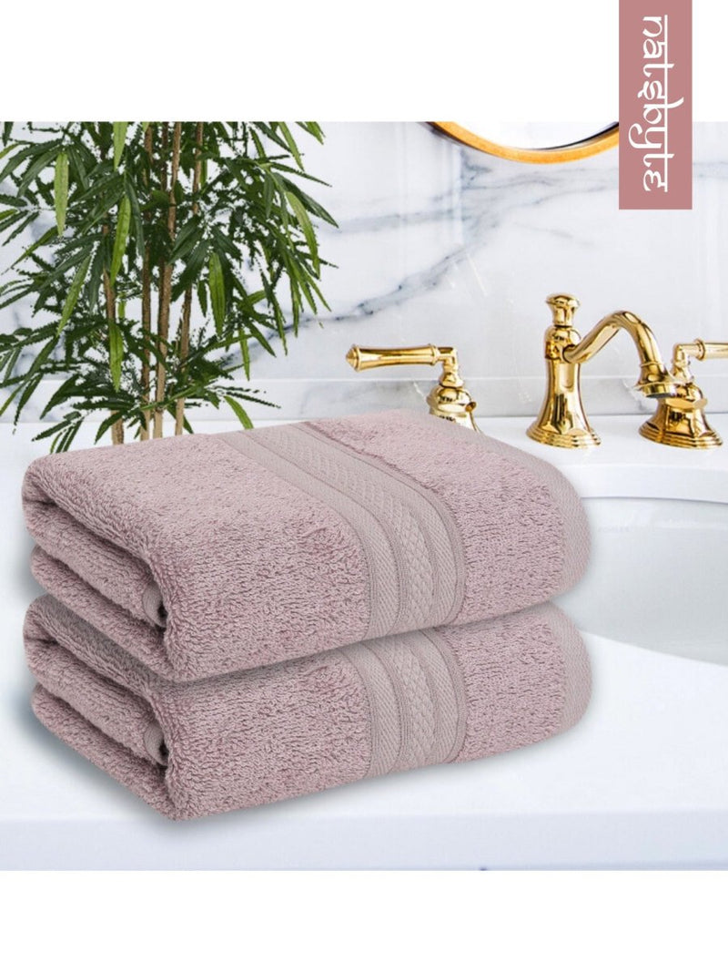 Bamboo Fiber Hand Towel- Grape | Verified Sustainable Bath Linens on Brown Living™