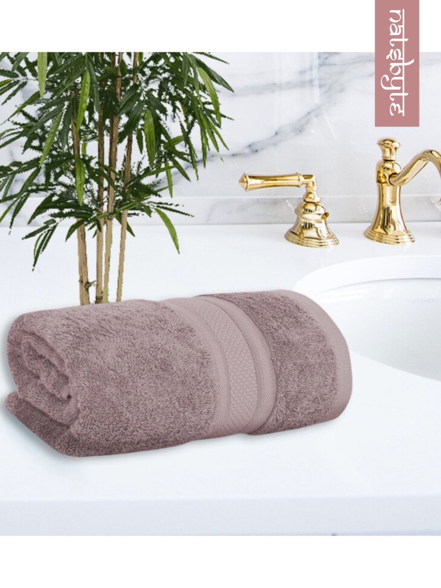 Bamboo Fiber Hand Towel - Grape | Verified Sustainable by Brown Living™