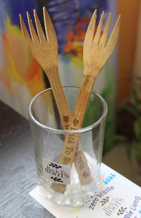 Buy Bamboo Fork | Eco Friendly, Natural & Handmade | Set of 2 | Shop Verified Sustainable Cutlery on Brown Living™