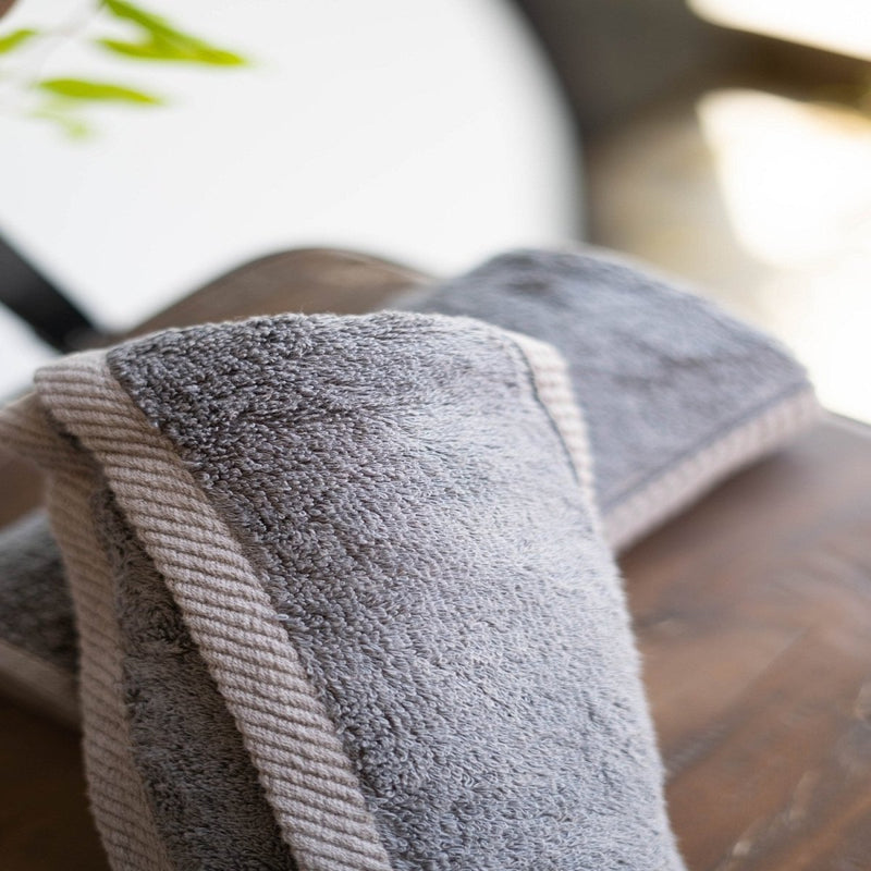 Buy Bamboo Hand Towel - Night Grey | Shop Verified Sustainable Products on Brown Living