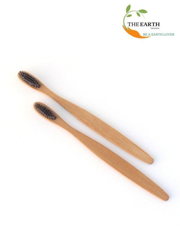 Bamboo Kids Charcol Toothbrush | Verified Sustainable Oral Care on Brown Living™