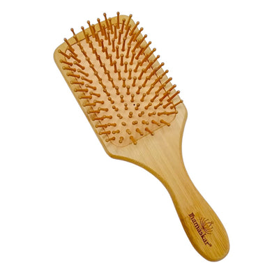 Bamboo Paddle Hair Brush – Hair Brush on Brown Living™. SKU: BAM - HAI - 40 - NAM. Img 7.