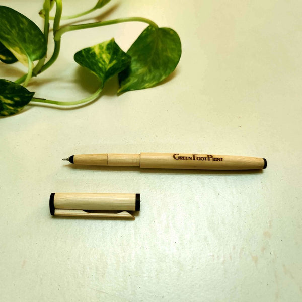 Buy Handcrafted Bamboo Pen | Reusable | Shop Verified Sustainable Pens on Brown Living™