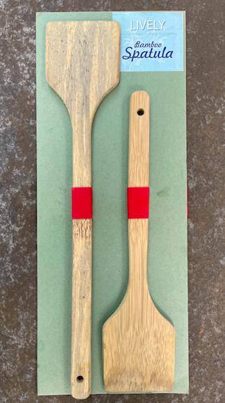 Buy Bamboo Spatula - Set of 2 | Shop Verified Sustainable Cookware on Brown Living™