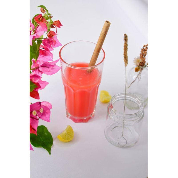 Buy Bamboo Straws with a Sisal Fiber Straw Cleaner | Shop Verified Sustainable Products on Brown Living