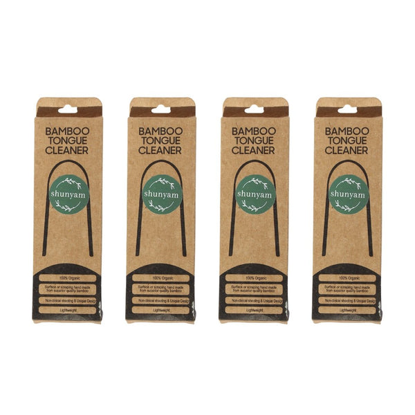 Buy Bamboo Tongue Cleaner Pack of 4 | Shop Verified Sustainable Products on Brown Living