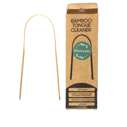 Bamboo Tongue Cleaner Pack of 4 | Verified Sustainable by Brown Living™