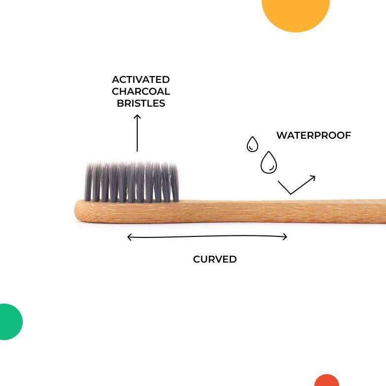 Bamboo Tongue Cleaners & Toothbrushes | 2 Tongue Cleaners | 2 Bamboo Toothbrush | Verified Sustainable by Brown Living™