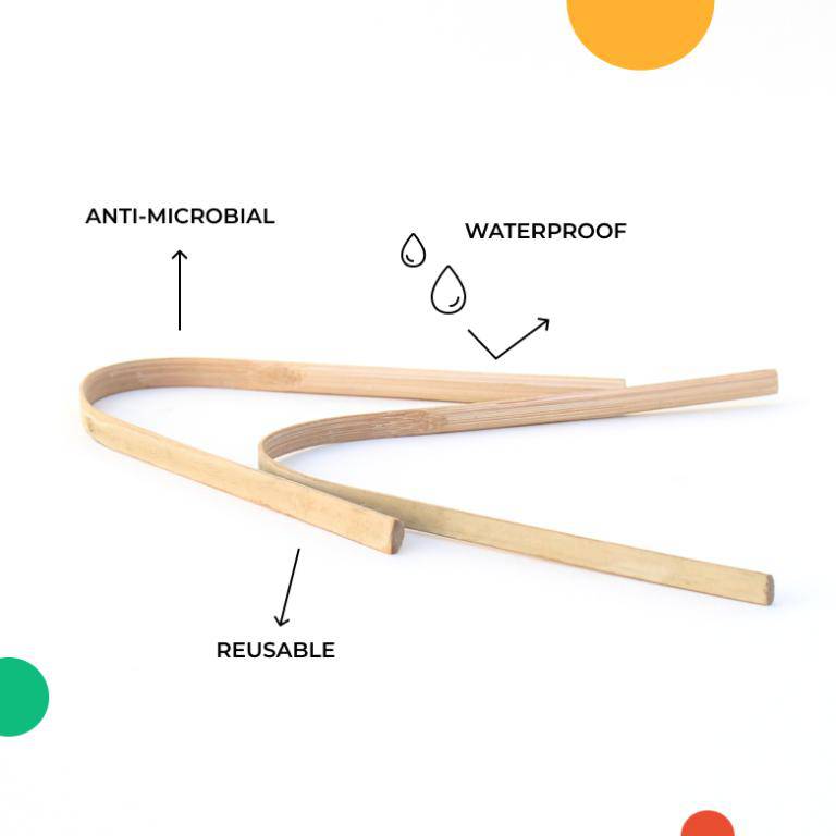 Bamboo Tongue Cleaners & Toothbrushes | 2 Tongue Cleaners | 2 Bamboo Toothbrush | Verified Sustainable by Brown Living™