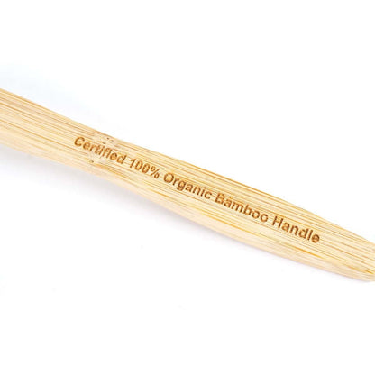 Bamboo Toothbrush - BPA - Free, Vegan, Verified Non - Toxic | Verified Sustainable by Brown Living™