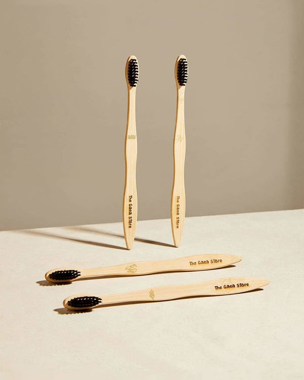 Buy Bamboo Toothbrush | Shop Verified Sustainable Tooth Brush on Brown Living™