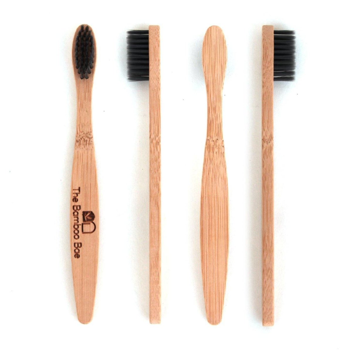 Bamboo Toothbrush | Kids | With Reusable Jute Pouch | Verified Sustainable by Brown Living™