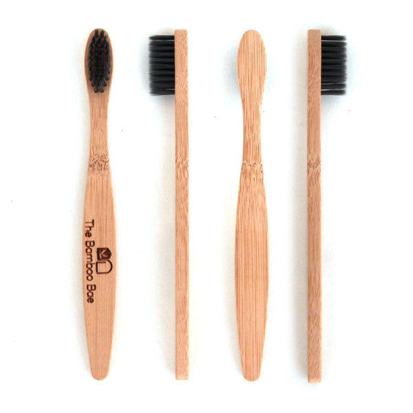 Buy Bamboo Toothbrush | Kids | With Reusable Jute Pouch | Shop Verified Sustainable Tooth Brush on Brown Living™