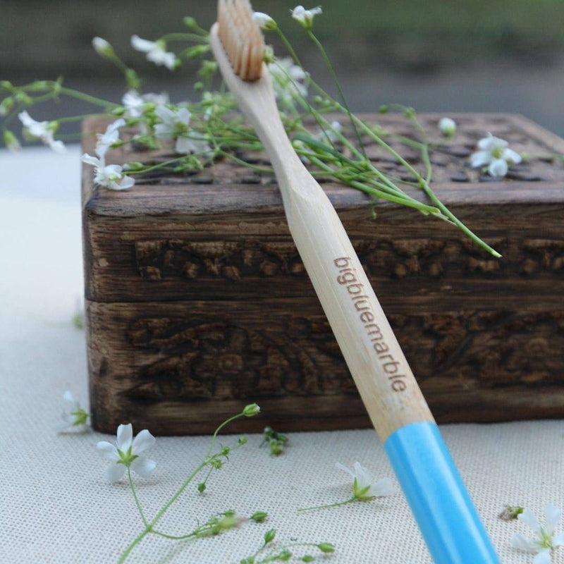 Buy Bamboo Toothbrush - Natural | Shop Verified Sustainable Tooth Brush on Brown Living™