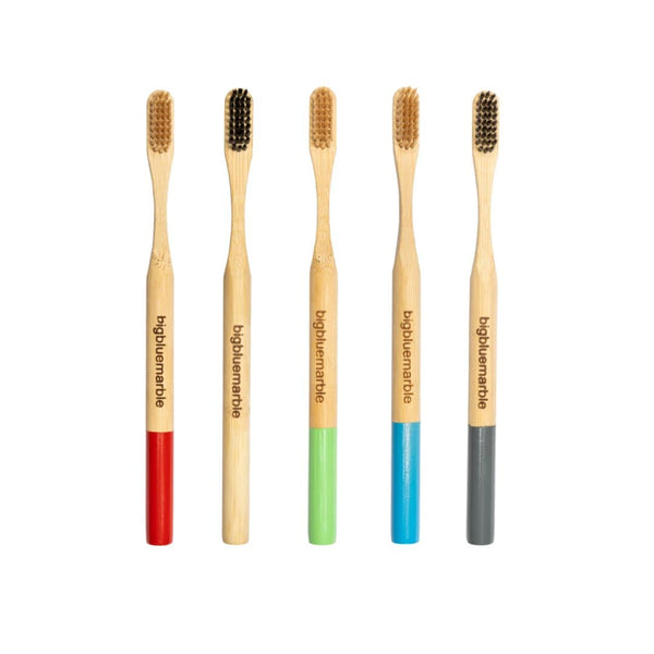 Buy Bamboo Toothbrush (Pack of 4) | Shop Verified Sustainable Tooth Brush on Brown Living™