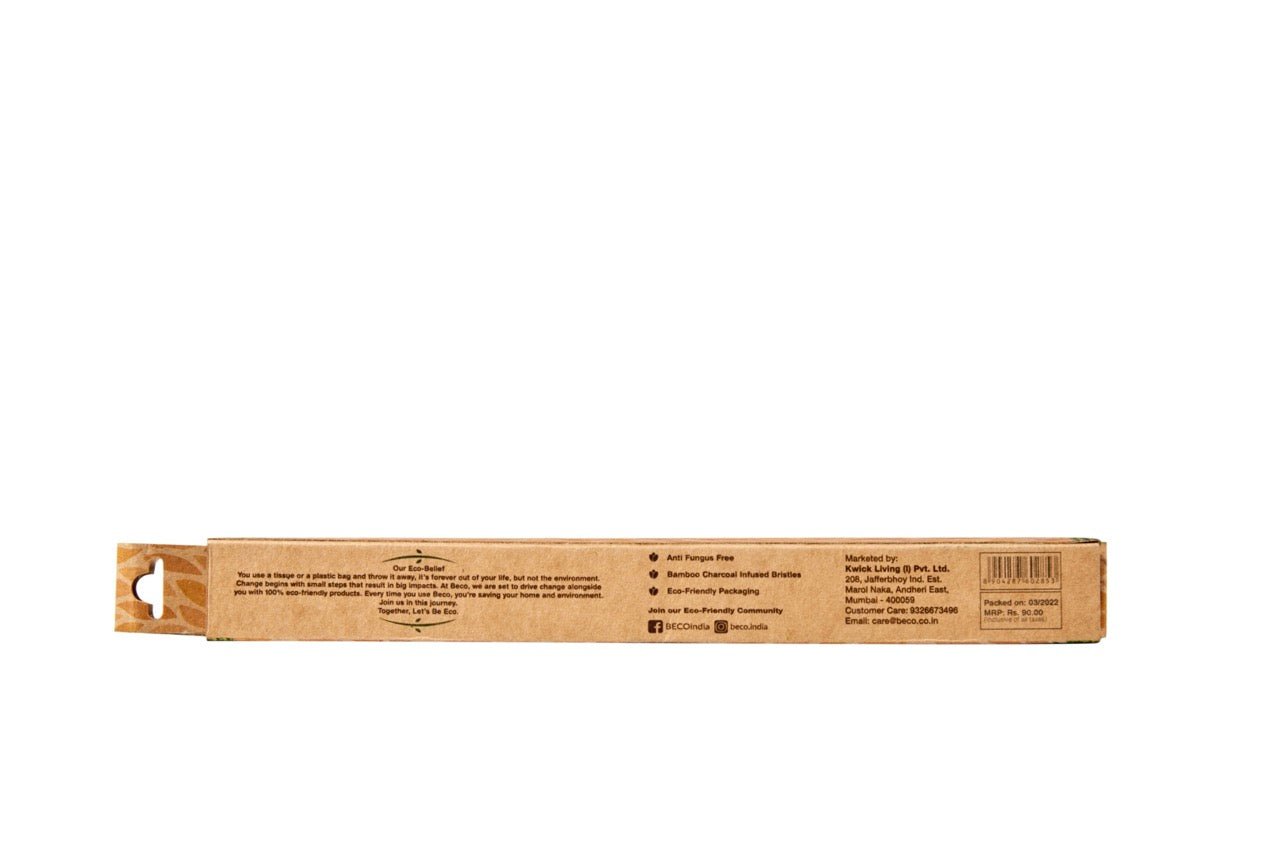 Bamboo Toothbrush Pack of 4 | Verified Sustainable by Brown Living™