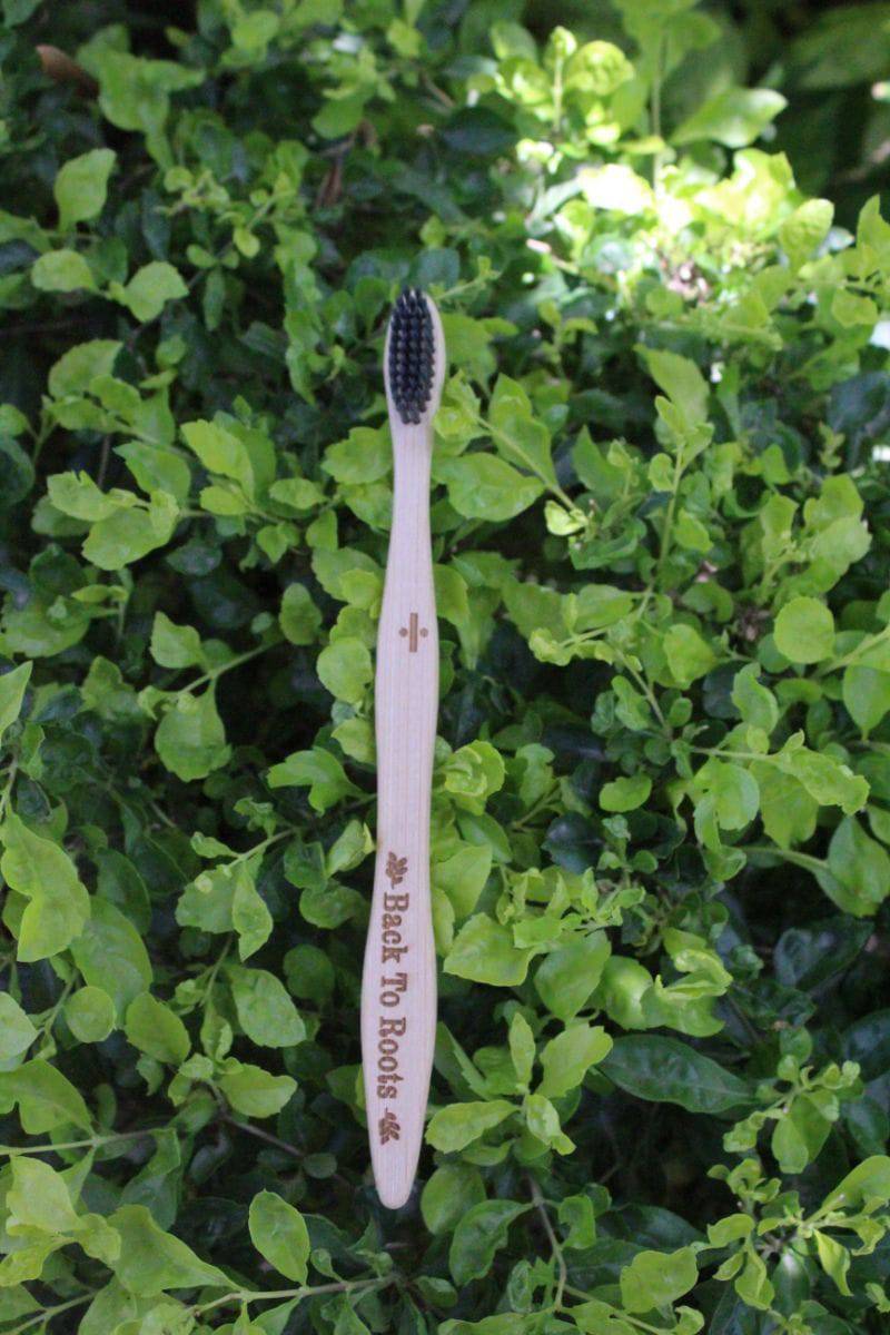 Buy Bamboo Toothbrush | Soft Charcoal Bristles | Pack of 1 | Shop Verified Sustainable Products on Brown Living