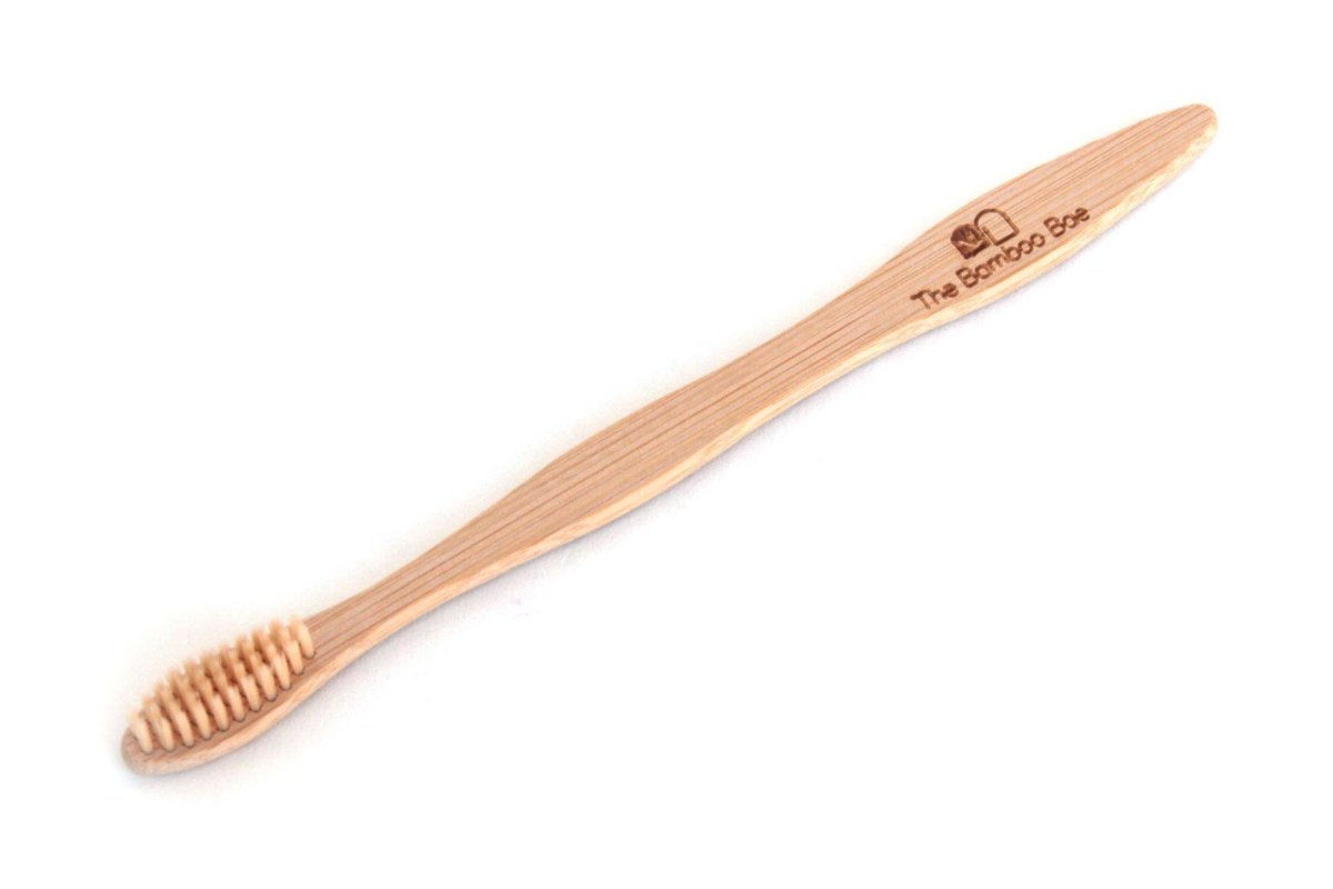 Bamboo Toothbrush | Ultra Soft Bristles | With Reusable Jute Pouch | Verified Sustainable by Brown Living™