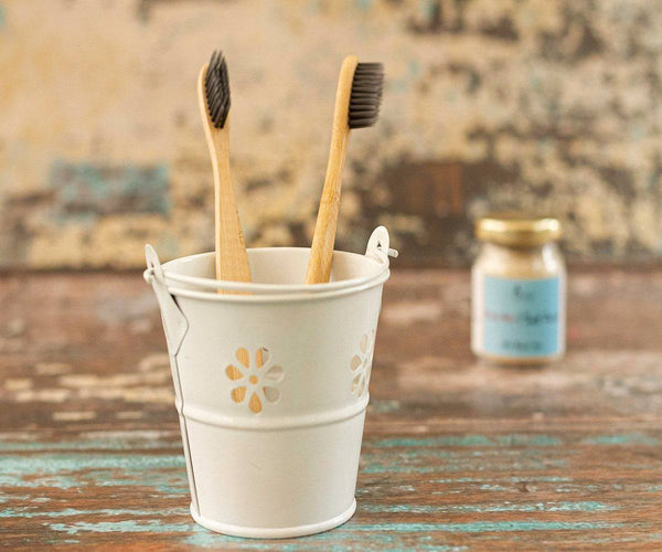 Buy Bamboo Toothbrush with compostable handle | Shop Verified Sustainable Tooth Brush on Brown Living™