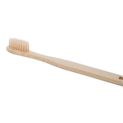 Bamboo Toothbrush With Plant Based Bristles Pack of 4 – Tooth Brush on Brown Living™. SKU: BAMBOOLOGY - BTAW21TB61. Img 2.