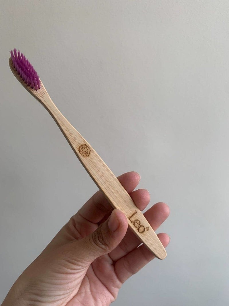 Buy Bamboo Toothbrushes | Pack of 2 |Multi color |Soft bristles | Shop Verified Sustainable Products on Brown Living