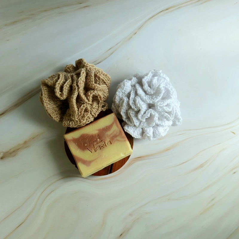 Buy Bamboo Yarn Loofah | Shop Verified Sustainable Products on Brown Living