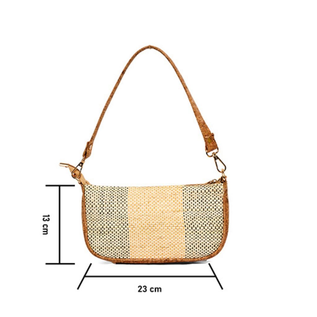 Banana Fiber Clutch Bag | Verified Sustainable by Brown Living™