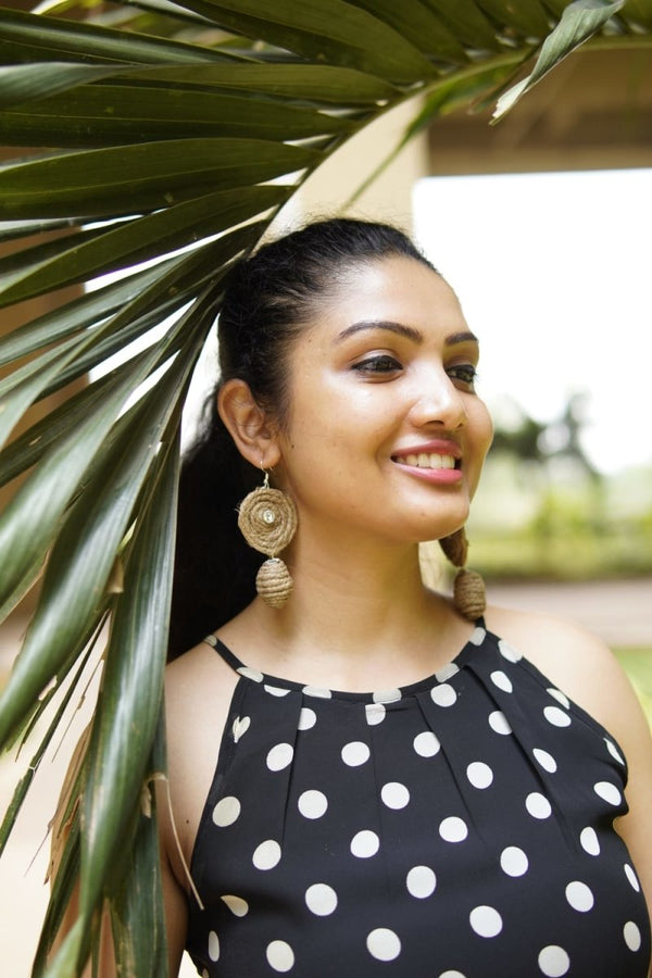 Buy Bani Textile Earring | Handcrafted | Shop Verified Sustainable Womens earrings on Brown Living™