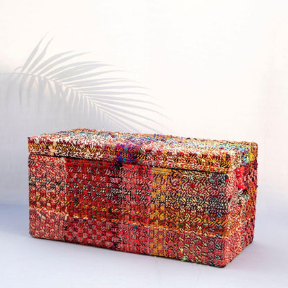 Bano Upcycled Textile Trunk | Verified Sustainable by Brown Living™