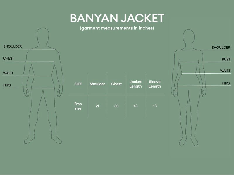 Buy Banyan Gender Fluid Jacket / Overcoat - Black | Shop Verified Sustainable Products on Brown Living