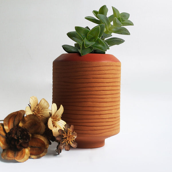 Buy Barrel Terracotta Planter XL | Shop Verified Sustainable Products on Brown Living