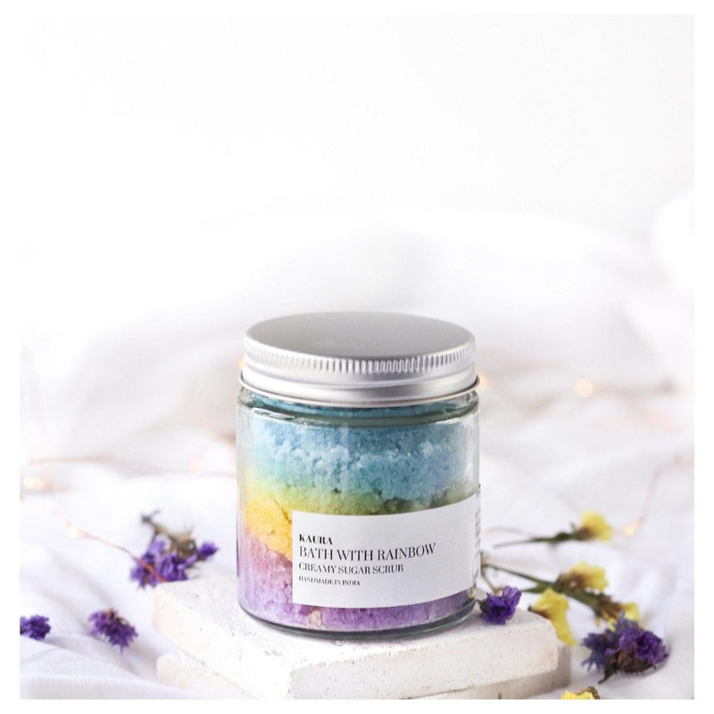 Buy Bath with Rainbow Creamy Sugar Scrub | Shop Verified Sustainable Products on Brown Living