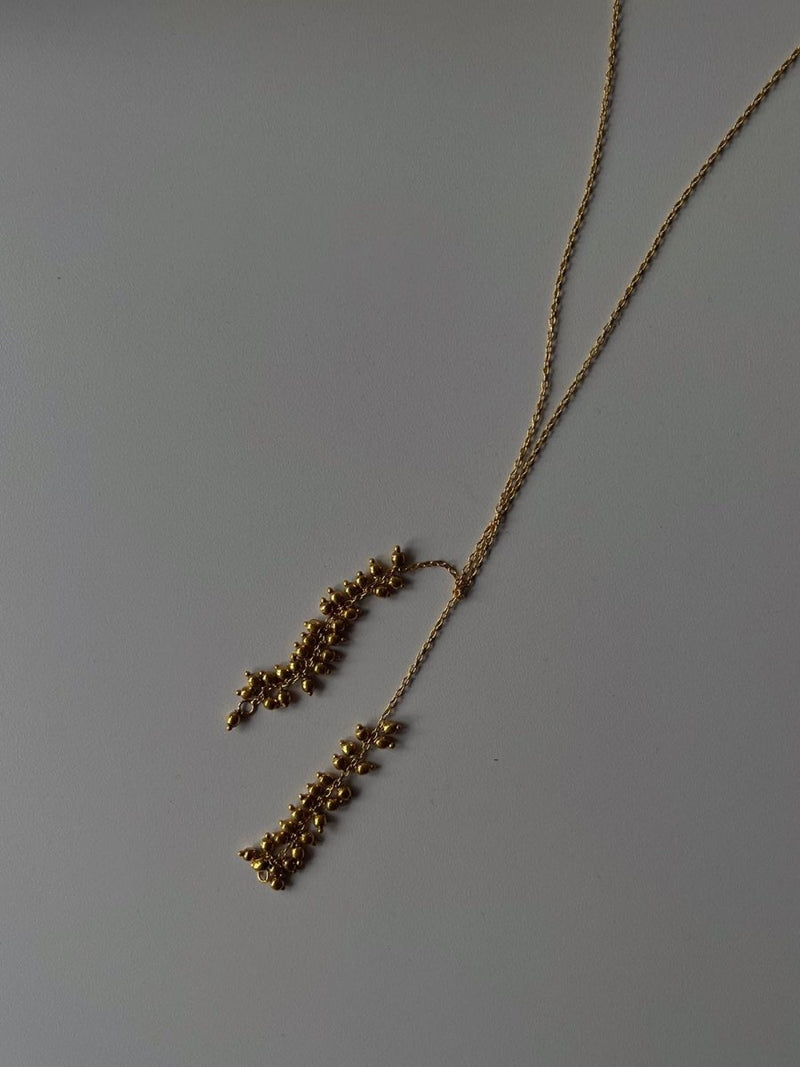 Buy Beads Y Lariat Necklace | Shop Verified Sustainable Womens Necklaces on Brown Living™