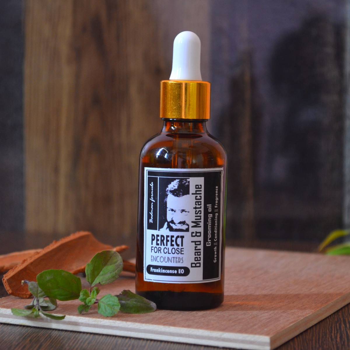 Beard & Mustache Oil | Bergamot & Frankincense accents | Verified Sustainable by Brown Living™