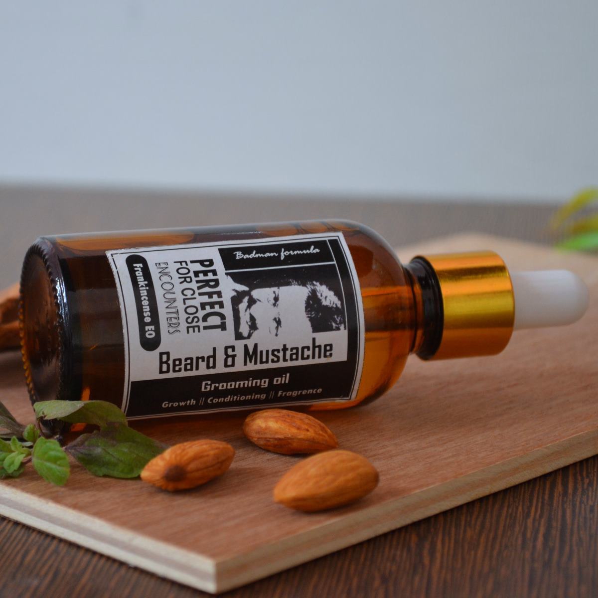 Beard & Mustache Oil | Bergamot & Frankincense accents | Verified Sustainable by Brown Living™