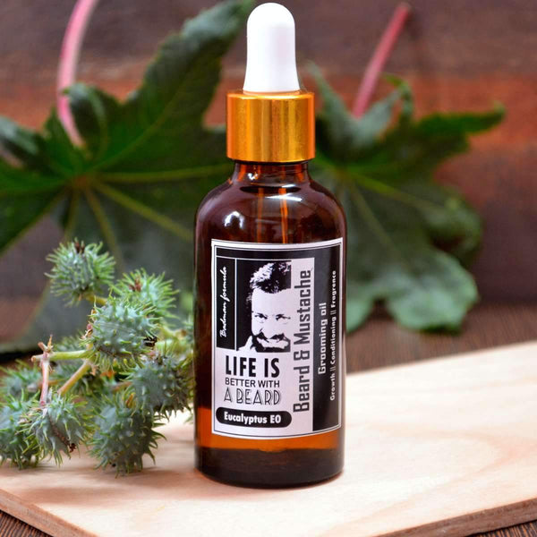 Buy Beard & Mustache Oil | with clary sage and Eucalyptus blend | Shop Verified Sustainable Products on Brown Living