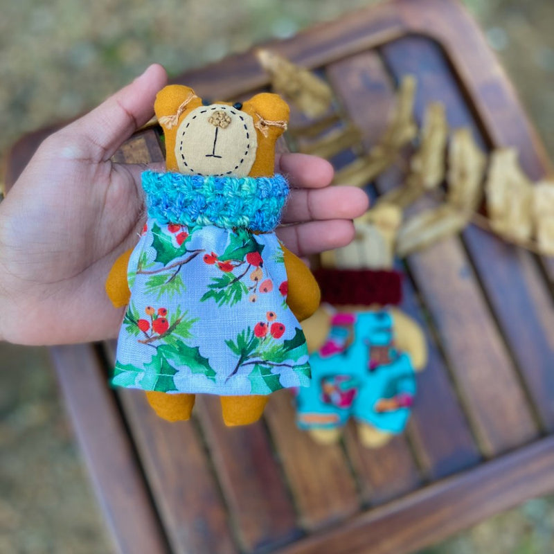 Bears- Set of 2 Fabric Dolls | Verified Sustainable Role & Pretend Play Toys on Brown Living™