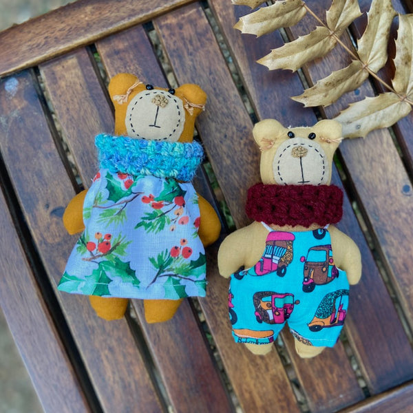 Bears- Set of 2 Fabric Dolls | Verified Sustainable Role & Pretend Play Toys on Brown Living™
