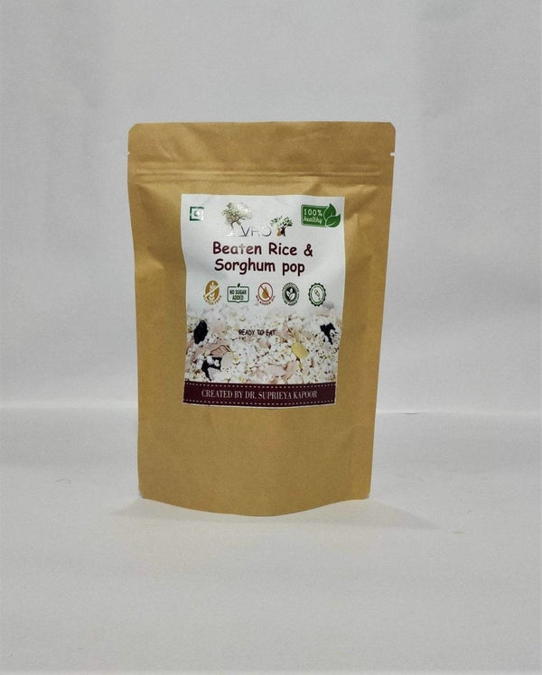 Buy Beaten rice with Sorghum pop 180 g | Shop Verified Sustainable Healthy Snacks on Brown Living™