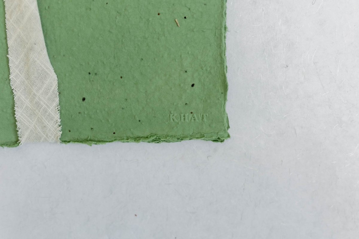 Becoming a Wildflower - Sage Green Pack of 8 Plantable A4 Sheets – Printer & Copier Paper on Brown Living™. SKU: SR0015. Img 4.
