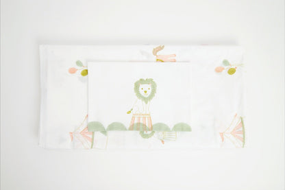 Bed Set - I Am Going To The Circus - Peach | Verified Sustainable by Brown Living™