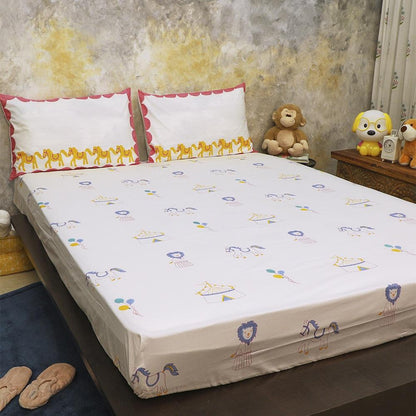 Bed Set - I Am Going To The Circus - Pink | Verified Sustainable by Brown Living™