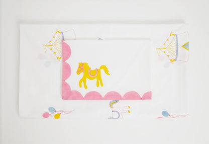 Bed Set - I Am Going To The Circus - Pink | Verified Sustainable by Brown Living™