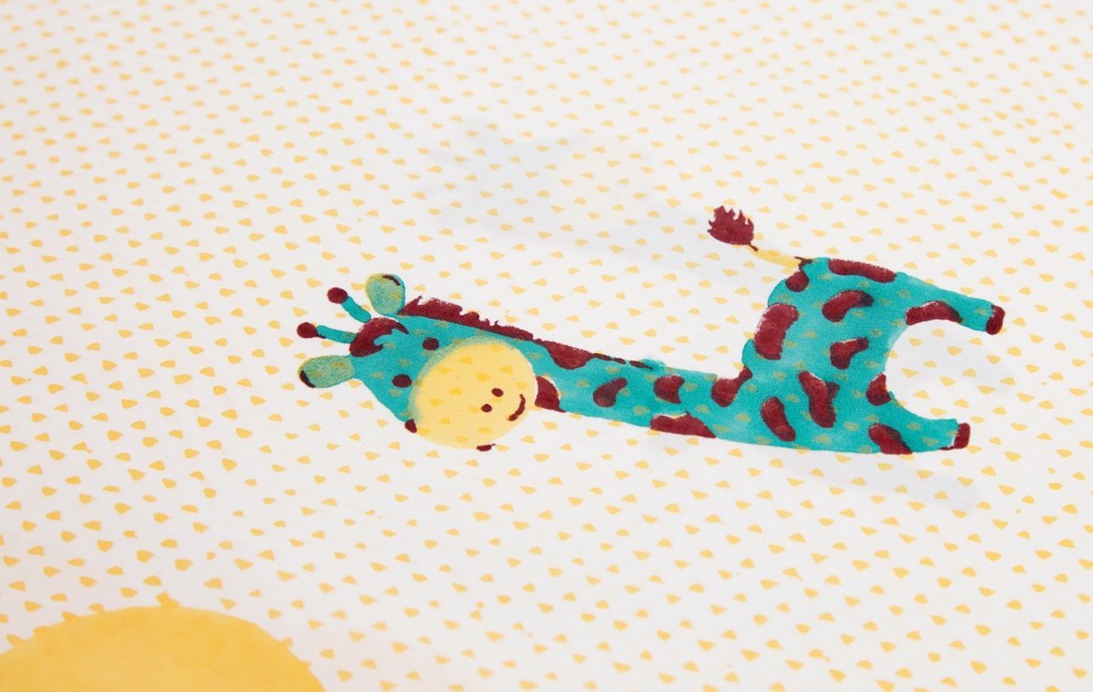 Bed Set - My Best Friend Gira The Giraffe - Teal | Verified Sustainable by Brown Living™